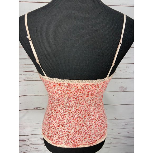 Vtg Express Y2K Black Floral Mesh Lace Top Womens Fairy Grunge Shirt Sz M - Picture 4 of 6